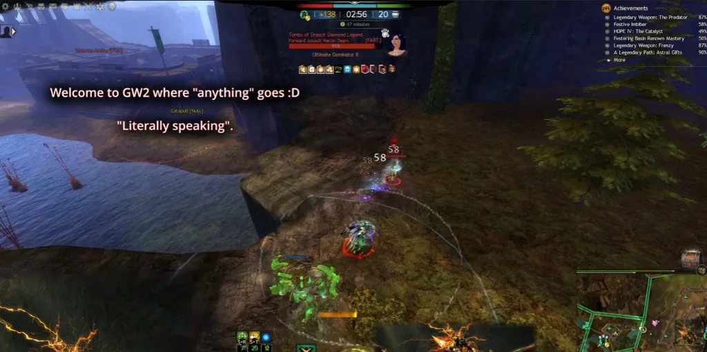 GW2 forum — radar recommended config Guild Wars 2 Radar forum thread — radar recommended config gameplay screenshot