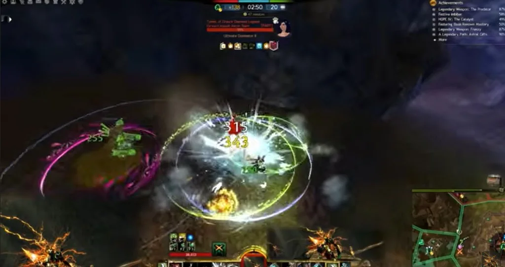 Guild Wars 2 overlay setup screenshot for forum threads